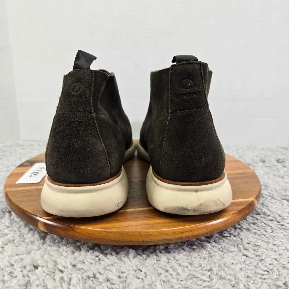 Cole Haan Men 13M Grand Os Gray Suede Casual Lifestyle Daily Lace Up Chukka Boot